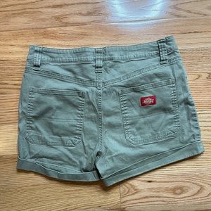 Dickies Women’s Olive Shorts | Junior 11 | 30 Waist